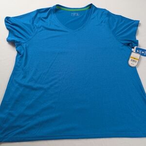 Be Inspired Electric Blue V-Neck Tee